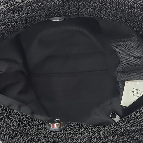 MINICCI BLACK CROCHET HANDBAG - Picture 8 of 14